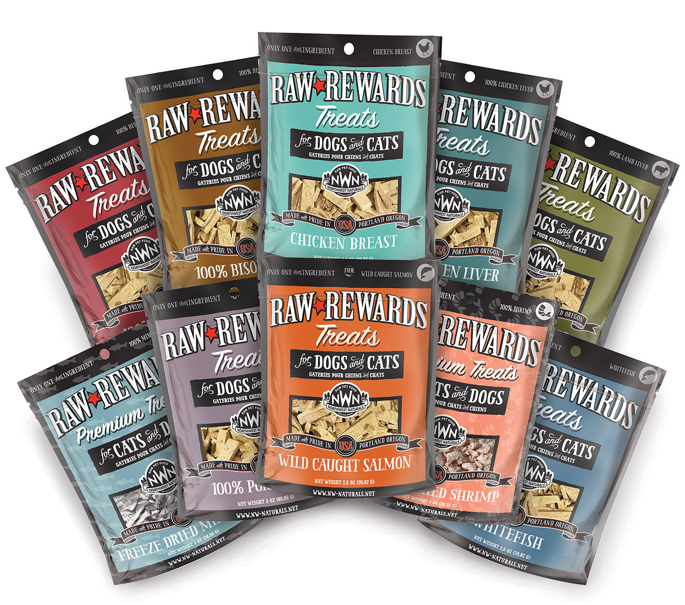 NorthWest Naturals Dog/Cat Freeze Dried Treats Bison Liver 3oz freeshipping - The Good Dog Store