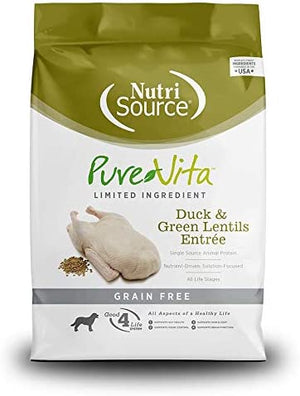 Purevita Grain Free Duck Dog Food 5Lb