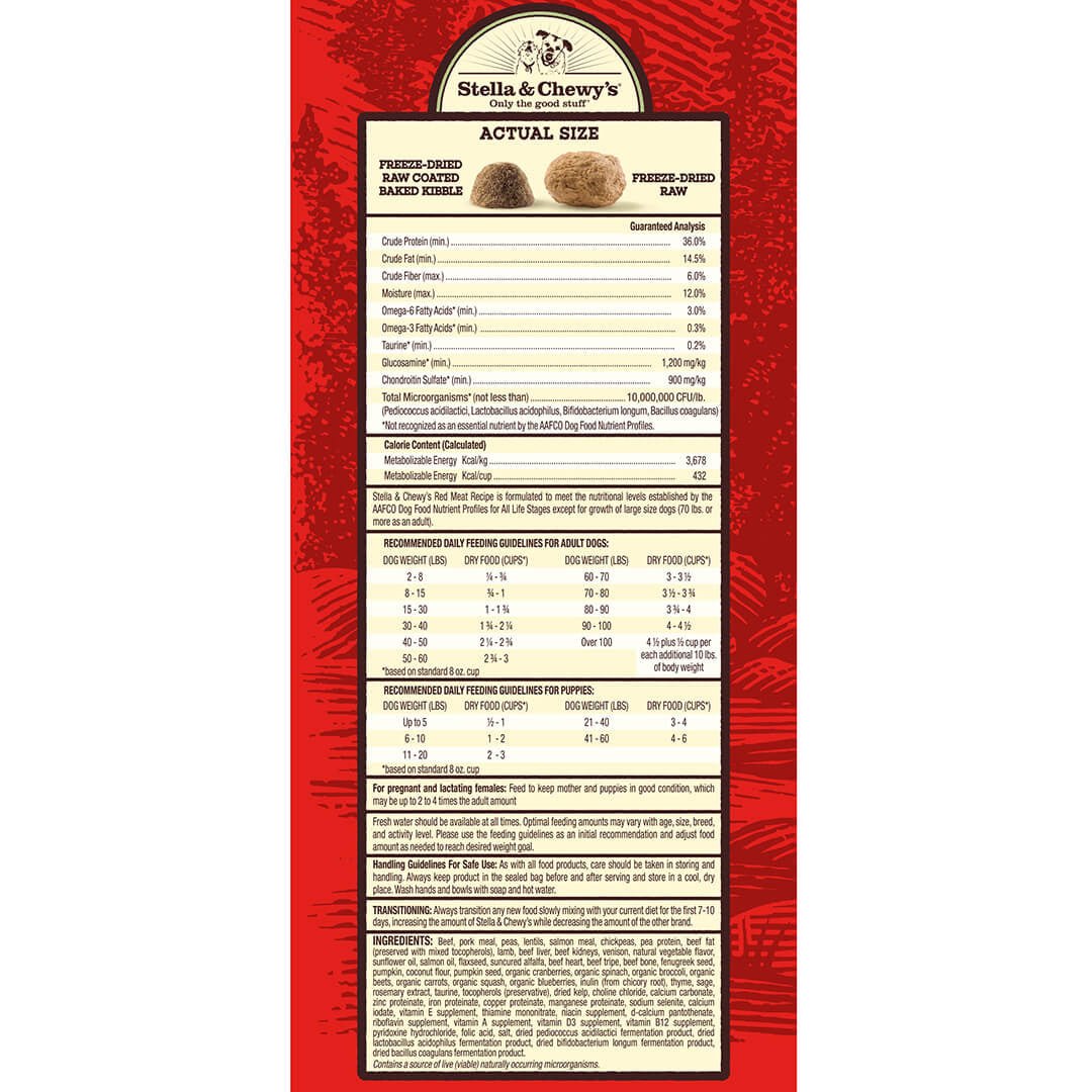 Stella & Chewy’s Raw Blend Red Meat for Dog freeshipping - The Good Dog Store