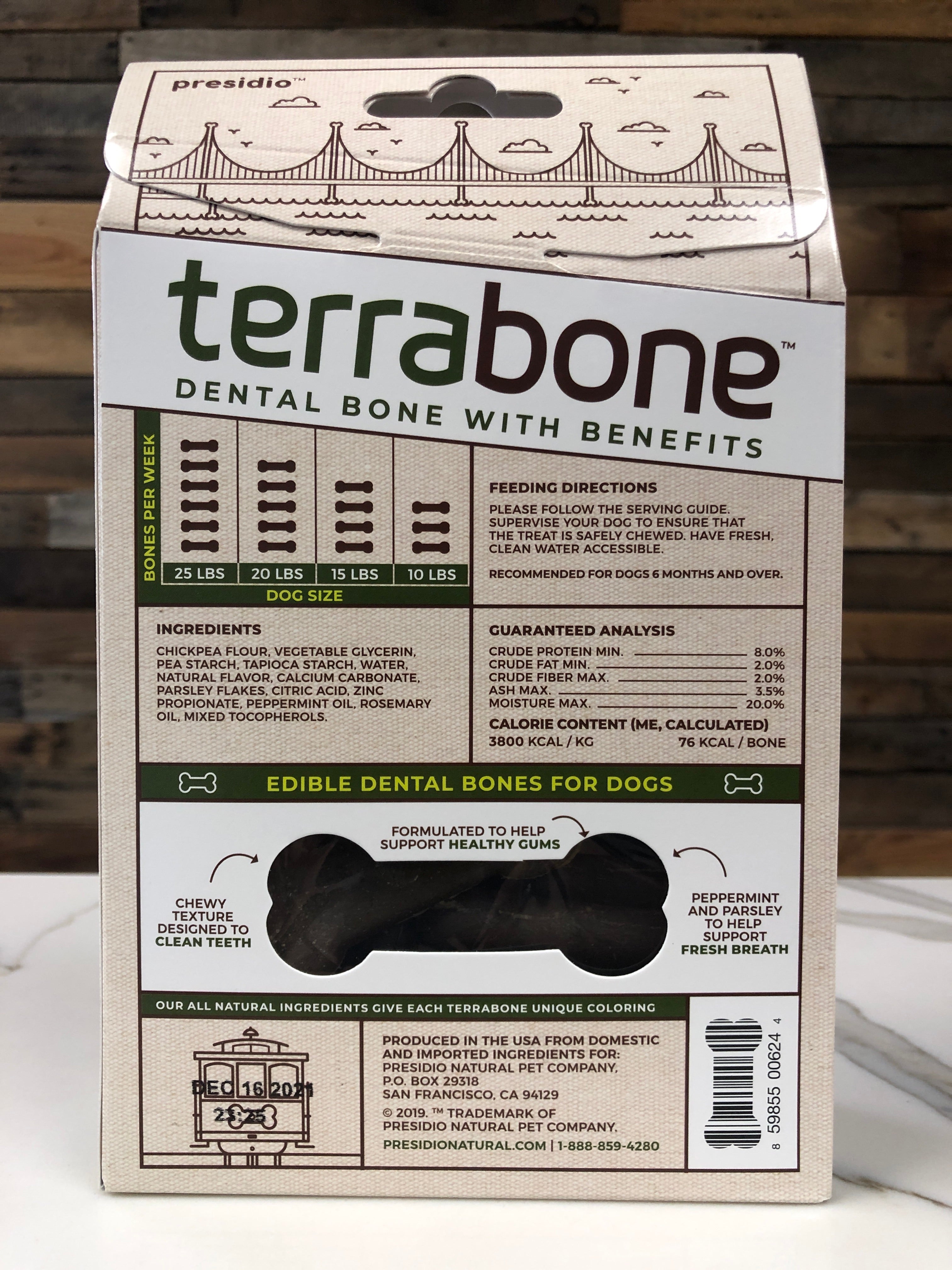 Terrabone Fresh Breath Small Bone, 13 Count freeshipping - The Good Dog Store
