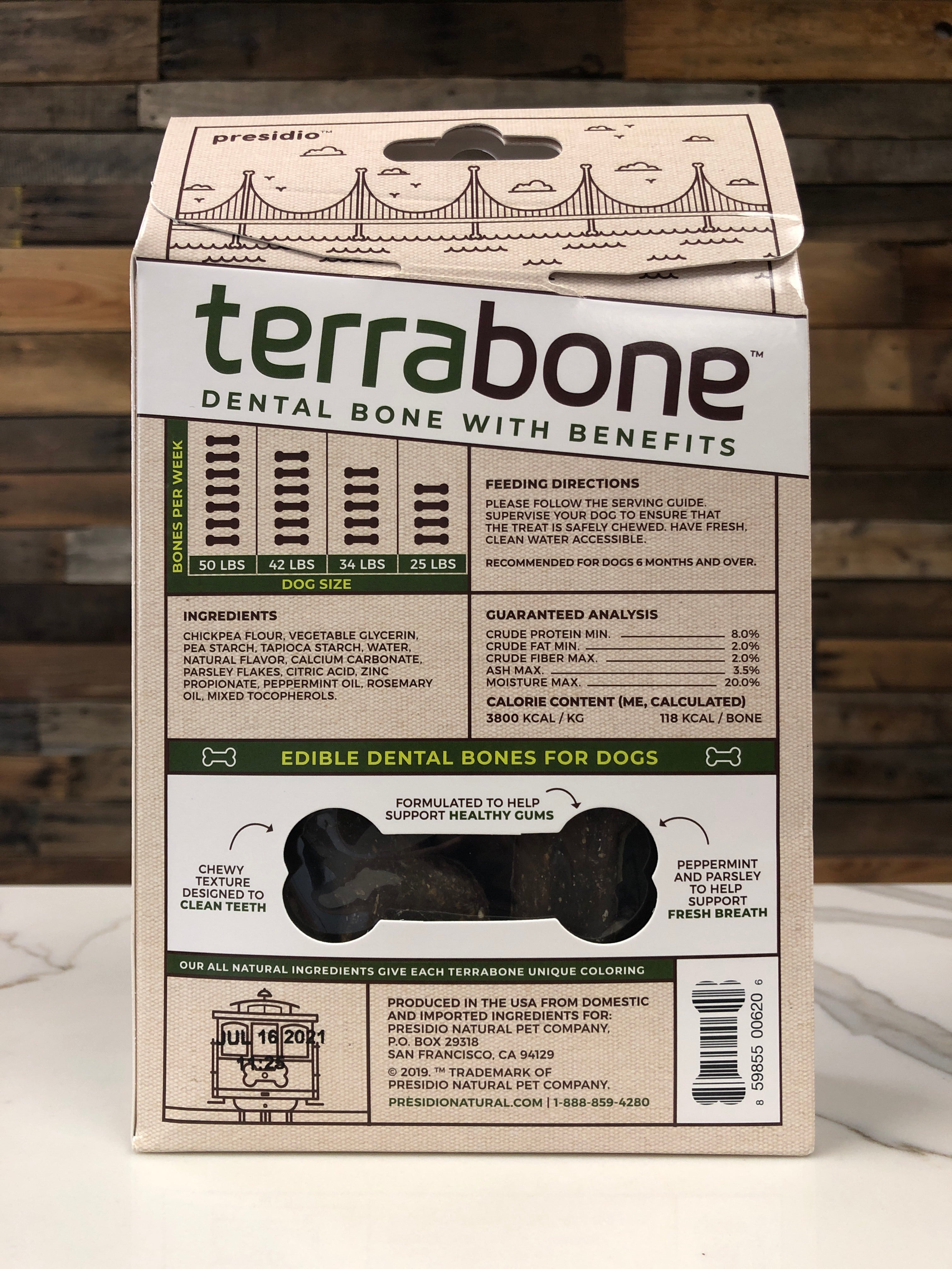 Terrabone Fresh Breath Medium Bone, 10 Count freeshipping - The Good Dog Store