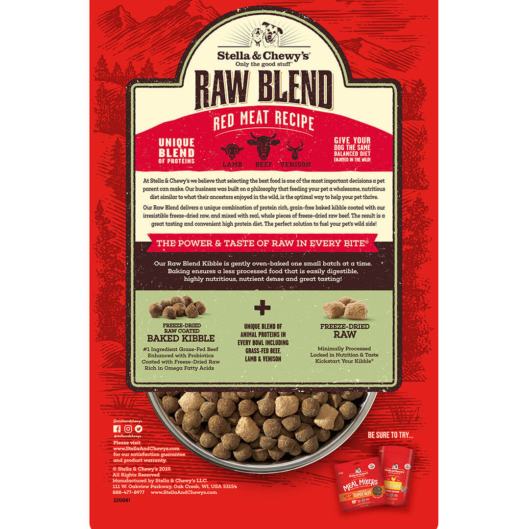 Stella & Chewy’s Raw Blend Red Meat for Dog freeshipping - The Good Dog Store