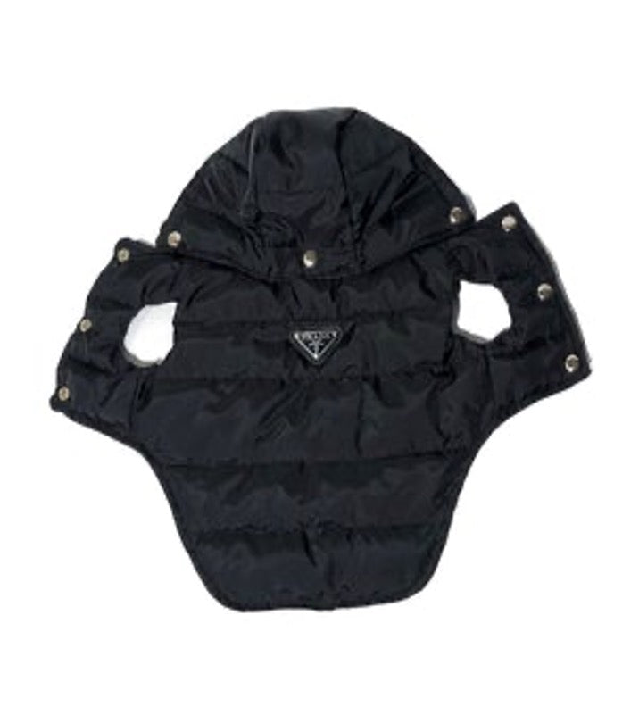 Prada Puffer Coat with Hoodie
