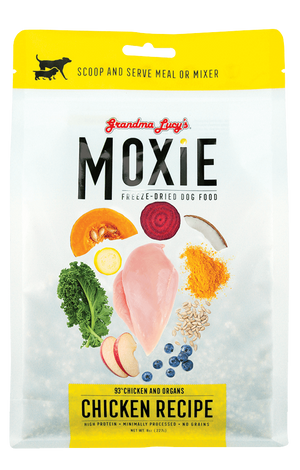 Grandma Lucy's Moxie Chicken Freeze-dried Dog Food 8 oz freeshipping - The Good Dog Store