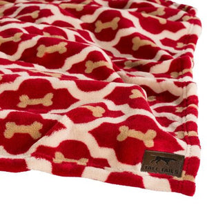 Tall Tails Red Bone Dog Blanket 30 X 40 freeshipping - The Good Dog Store