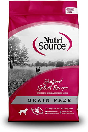 Nutrisource Select Grain Free Seafood Adult And Puppy Dog, 30-Pound