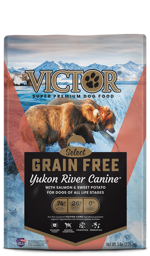 Victor Grain Free Yukon River Canine 30 lb freeshipping - The Good Dog Store